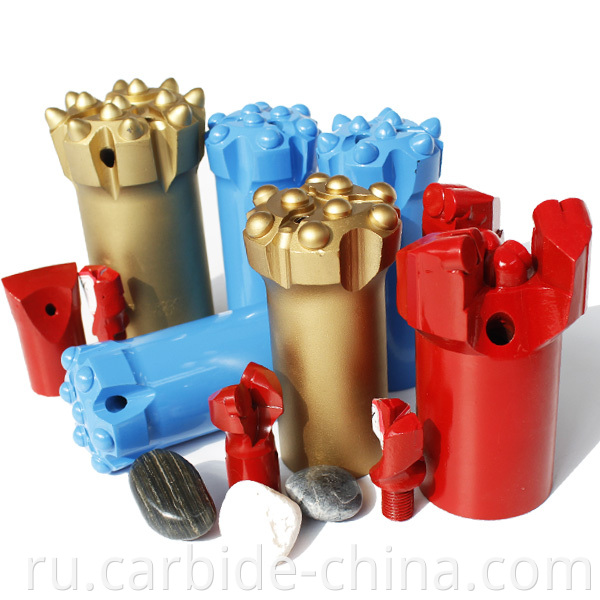 tungsten carbide drill bits with carbide buttons